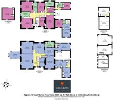 Mickley Old Vicarage - floorplan