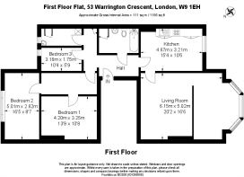 First Floor Flat, 53 Warrington Crescent, London, 