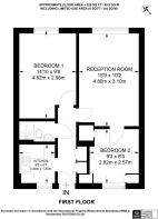 Floorplan area for info only, not for £/sq. ft valuation