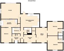 Floor plan - Heath Bungalow , Brandon Road, Methwo