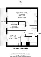 Floorplan area for info only, not for £/sq. ft valuation