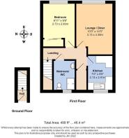 Floorplan - Flat 13 Chestnut Court, Sea Road, East
