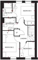 NEW Archford first floor plan H763901 DWH Canal Quarter