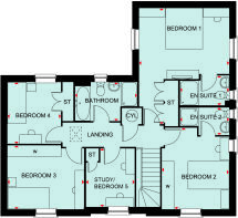 Earlswood Floor plan first floor part L