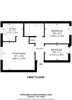 Floorplan area for info only, not for £/sq. ft valuation