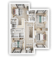 First Floor - 3D