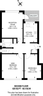 Floorplan area for info only, not for £/sq. ft valuation