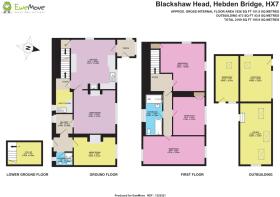 Rawtonstall House - 2D Floorplan