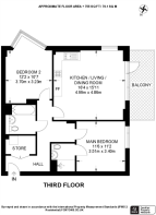 Floorplan area for info only, not for £/sq. ft valuation