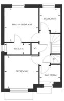 Cardew First Floor Floorplan Lawnswood 2026