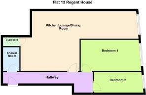 Flat 13, Regent House , Queen Street, Barnstaple.j