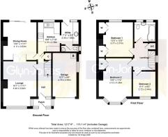 Floorplan - 14 Parkside Avenue, Littlehampton, BN1