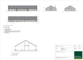 PLOTS 2 & 3 proposed elevations, materials and sec