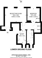 Floorplan area for info only, not for £/sq. ft valuation
