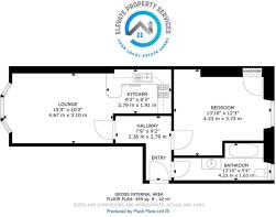Floorplan - Flat 2.3, 4 Barclay Street, G60 5DF (2