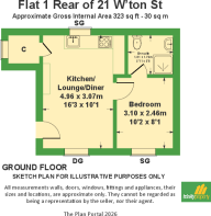 Flat 1 Rear of 21 W¿ton St[26]