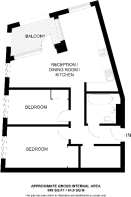 Floorplan area for info only, not for £/sq. ft valuation