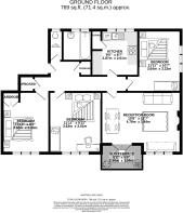 Flat 1 Kinnaird House - Floor plan 2D