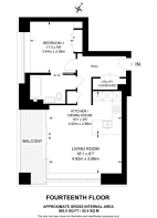 Floorplan area for info only, not for £/sq. ft valuation