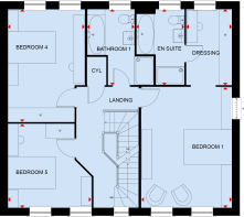 Buckingham First Floor Floor Plan