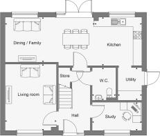 Dandara - The Willows - The Chartwell, Home 21 floorplan