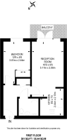 Floorplan area for info only, not for £/sq. ft valuation