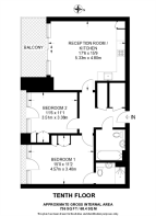 Floorplan area for info only, not for £/sq. ft valuation