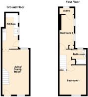 2 Castle View, Harlech - all floors.JPG
