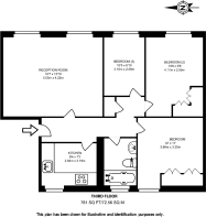 Floorplan area for info only, not for £/sq. ft valuation