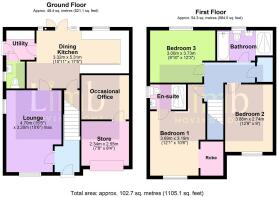 18 Waudby Close, Hessle - Floorplan.JPG