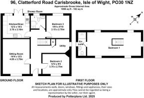 96,  Clatterford Road Carisbrooke,  Isle of Wight,