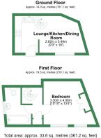 The Cottage, 38 Priory Road, Warwick - all floors.