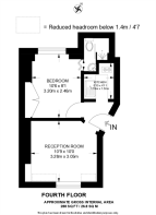 Floorplan area for info only, not for £/sq. ft valuation