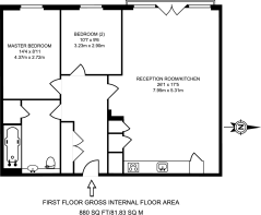Floorplan area for info only, not for £/sq. ft valuation