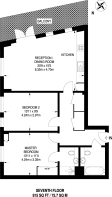 Floorplan area for info only, not for £/sq. ft valuation