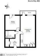 One bed third flo...