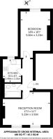 Floorplan area for info only, not for £/sq. ft valuation