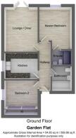 3D floorplan no dimensions