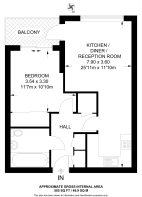 Floorplan area for info only, not for £/sq. ft valuation