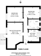 Floorplan area for info only, not for £/sq. ft valuation