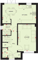Ground floor plan of our 4 bed Kennisham home