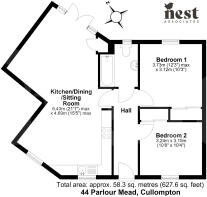 44 Parlour Mead, Cullompton - all floors