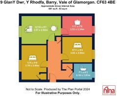 9 GlanY Dwr Y Rhodfa Barry Vale of Glamorgan. CF63