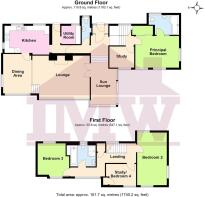 Floor Plan for Tyn Tell Uchaf, Llanrwst Road, Glan