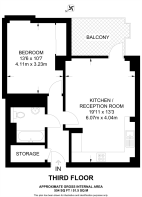 Floorplan area for info only, not for £/sq. ft valuation