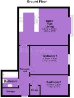 193 Hart St flat 8n, Fallowfield - all floors.JPG