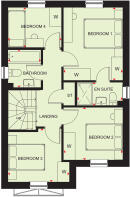 Kingsley 4 bed FF plan