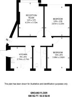 Floorplan area for info only, not for £/sq. ft valuation