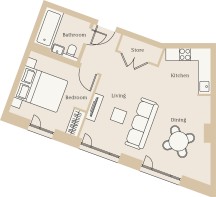 1G Floorplan
