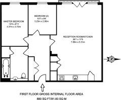 Floorplan area for info only, not for £/sq. ft valuation